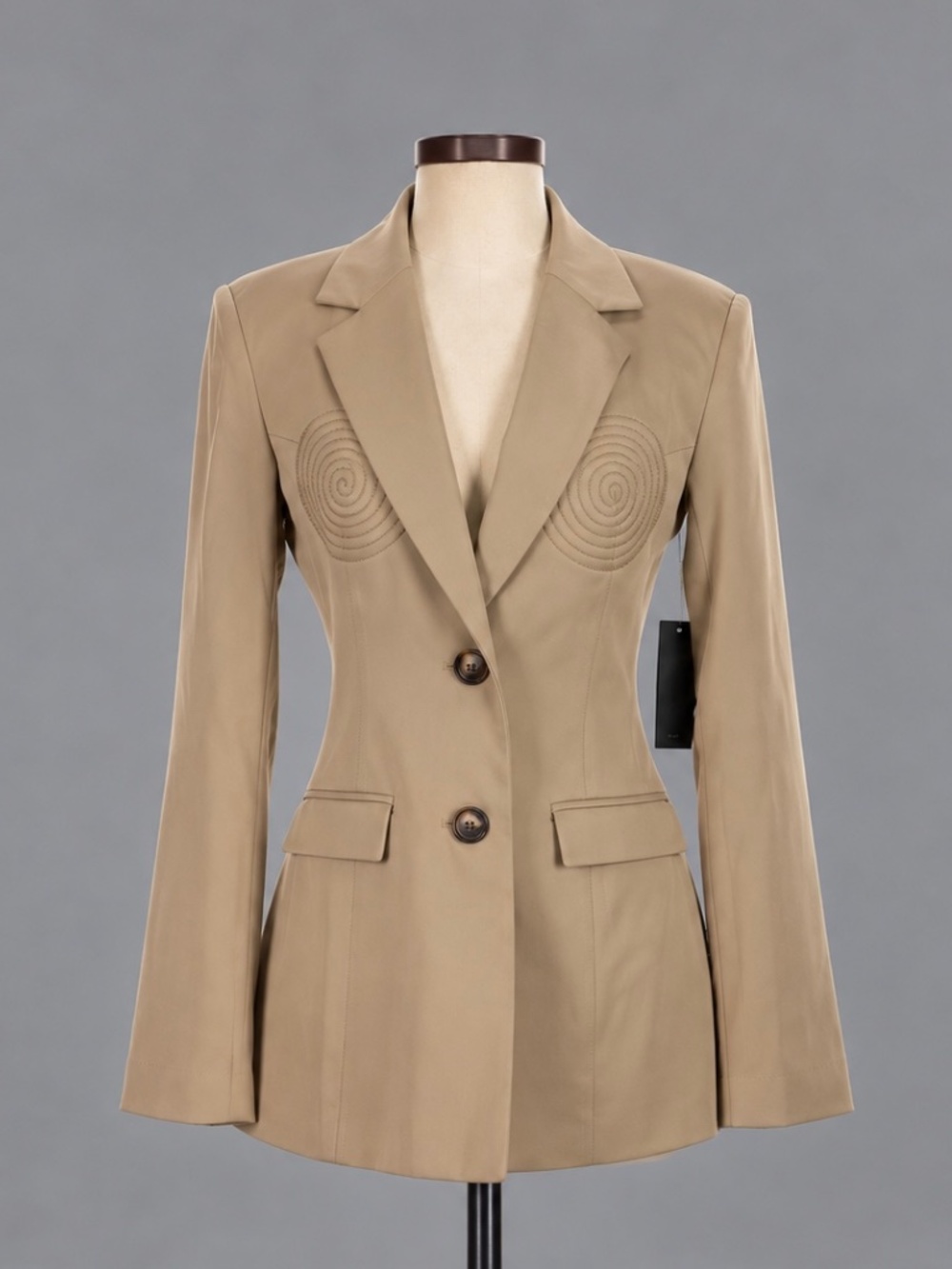 NA-KD Structured Bust Detail Blazer – Size EU 34 / US 4 NWT